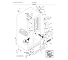 Frigidaire LFSC2324VF0 cabinet diagram