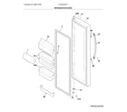 Frigidaire LFSC2324VF1 fresh food door diagram