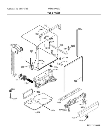 Tub & frame