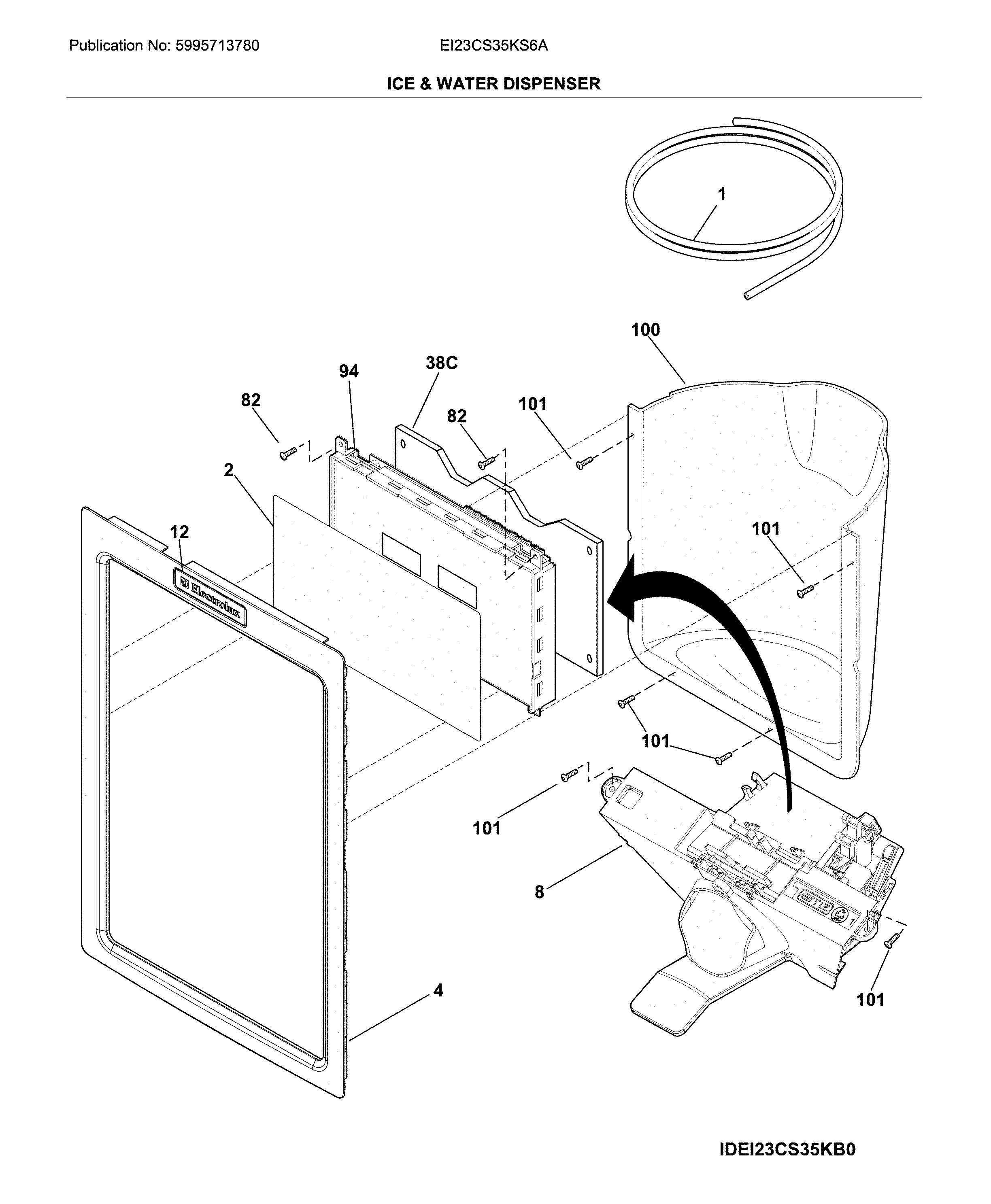 Ice & water dispenser
