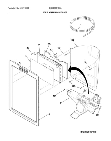 Ice & water dispenser