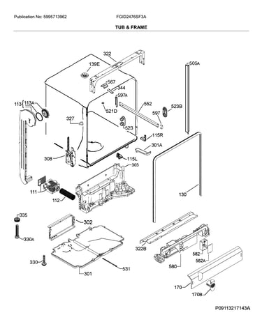Tub & frame