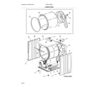 Frigidaire CFRE4120SW1 cabinet/drum diagram