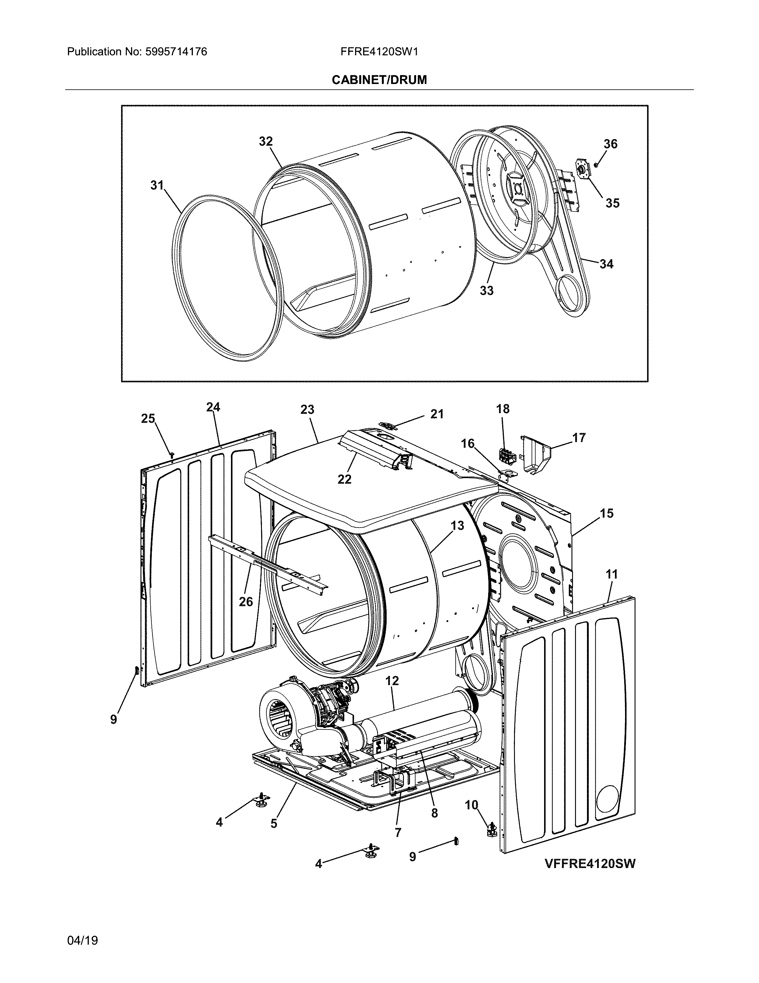 CABINET/DRUM