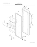 Refrigerator door
