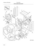 Upper cabinet/drum heater