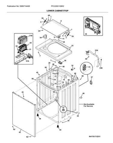Lower cabinet/top