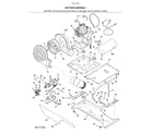 Kenmore 41771723512 motor/blower/belt diagram