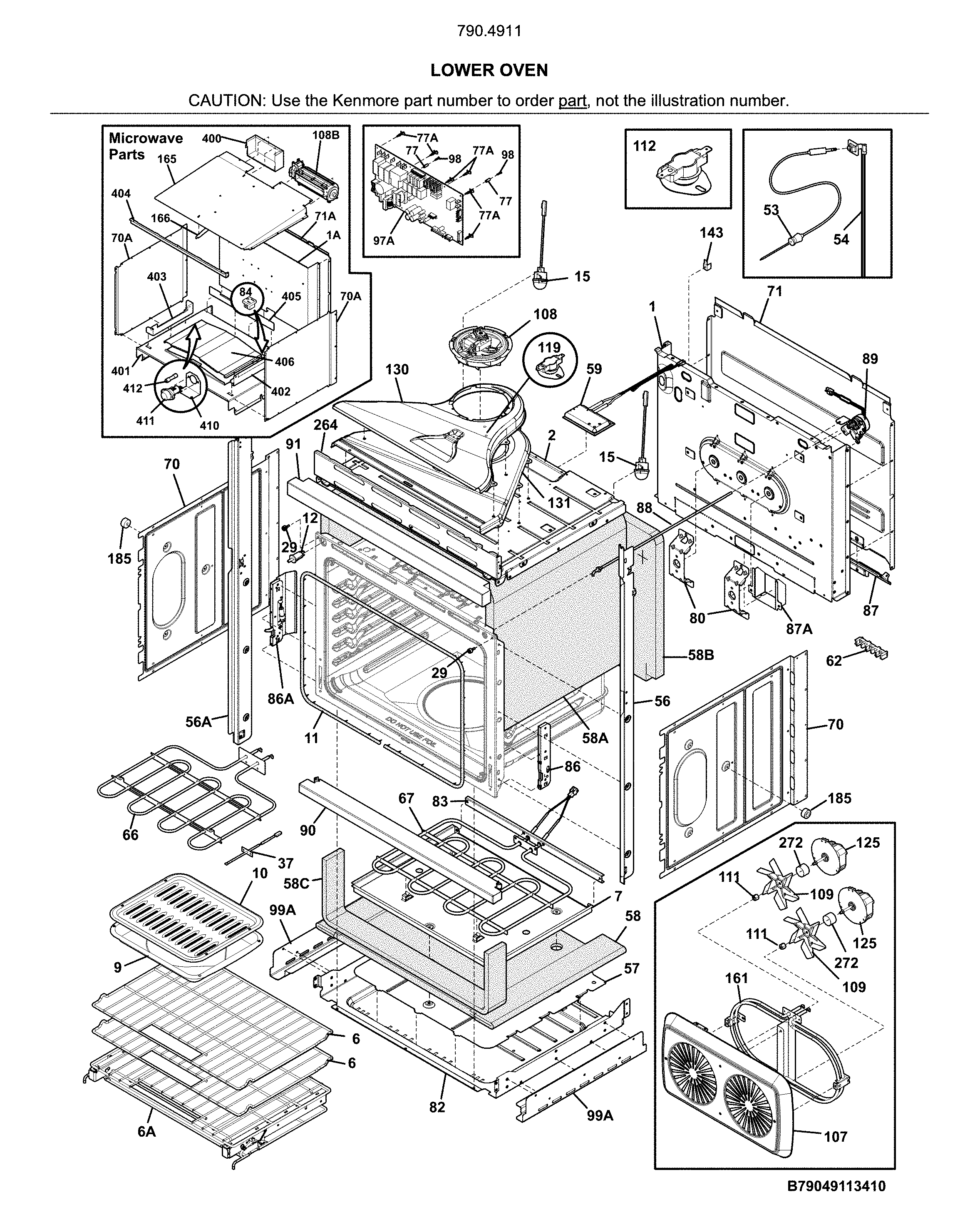Lower oven