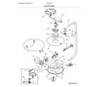 Frigidaire FGID2468UF0A motor & pump diagram