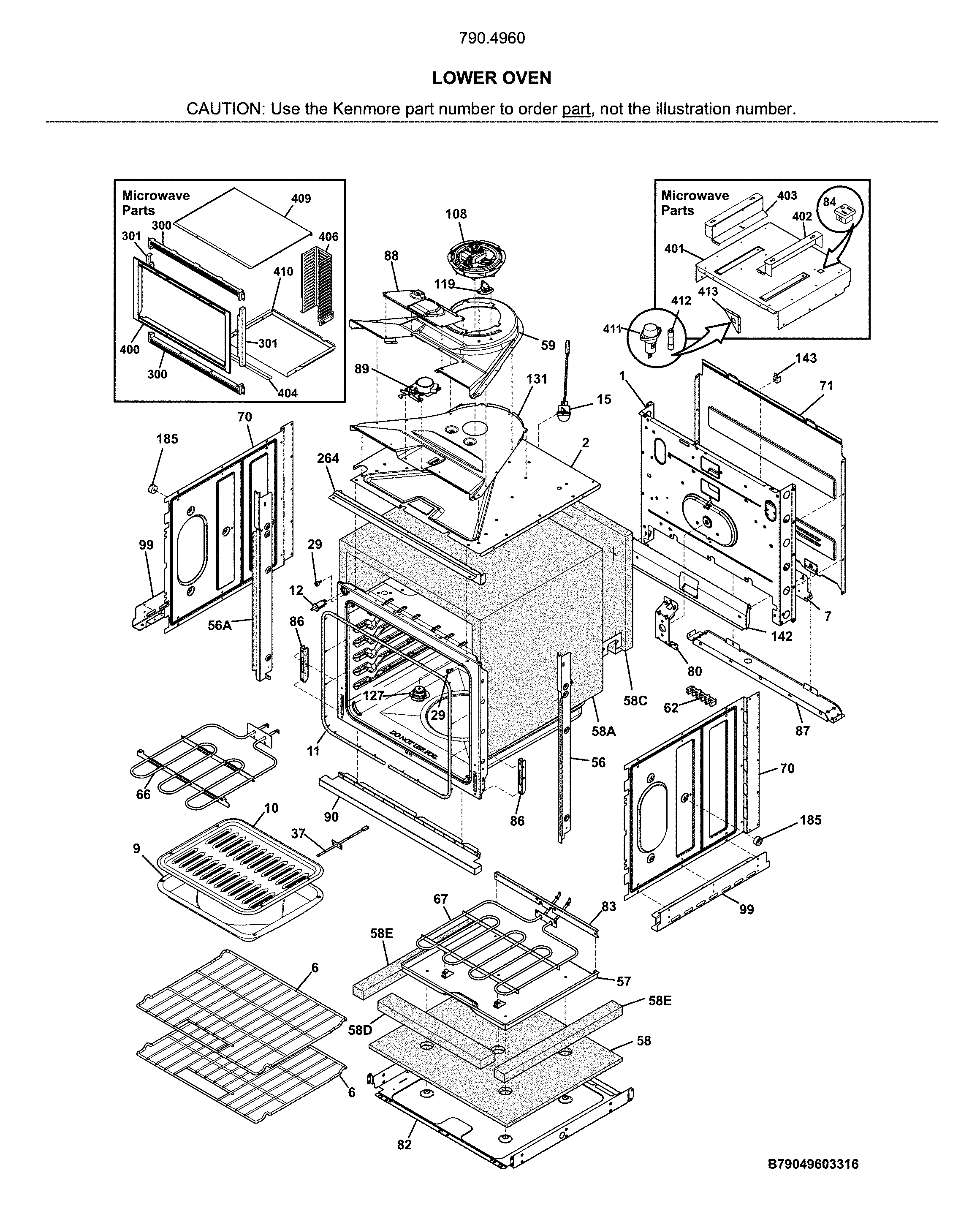 Lower oven