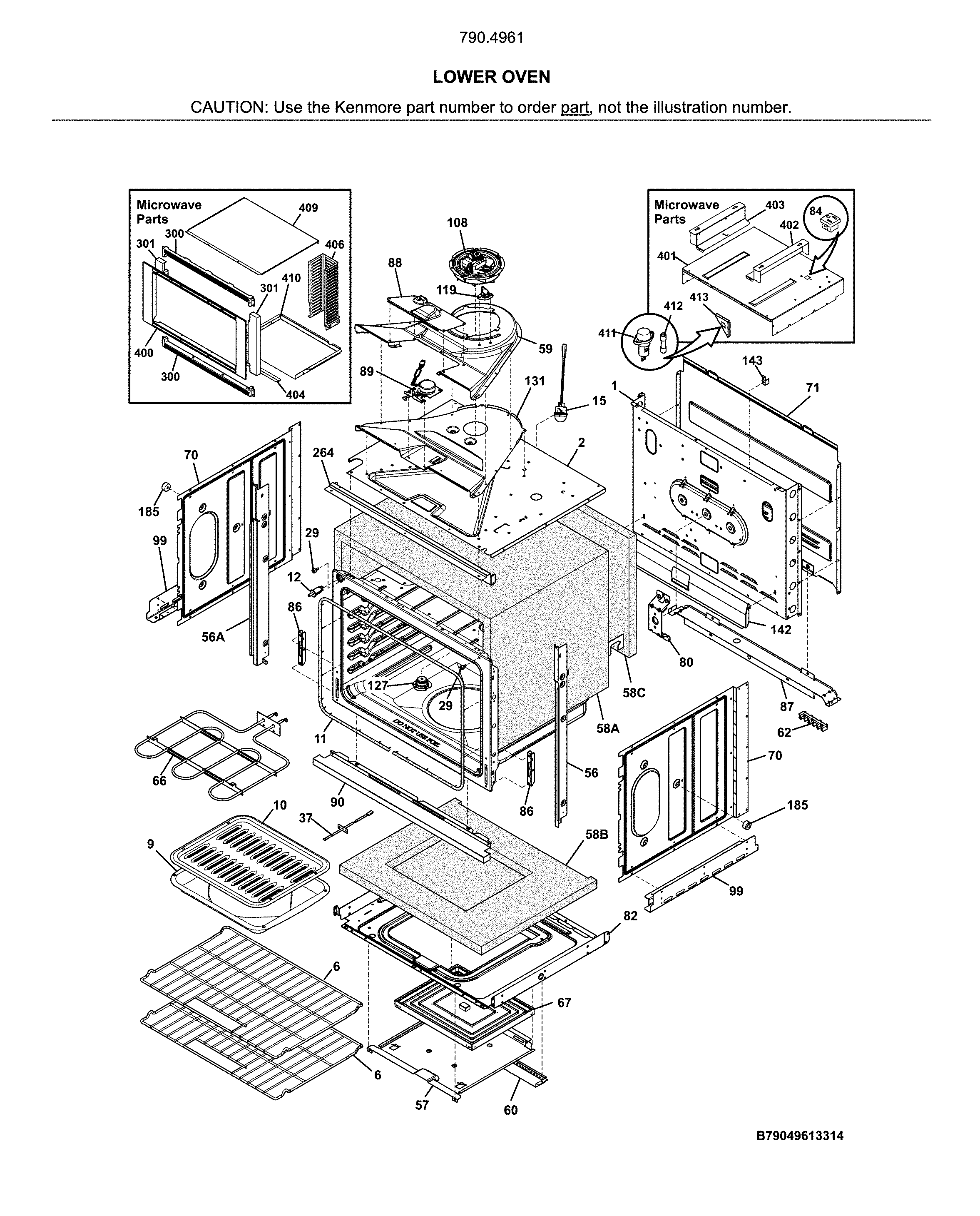 Lower oven