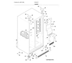 Frigidaire LFSS2312TD1 cabinet diagram