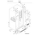 Frigidaire FFSS2315TE1 cabinet diagram
