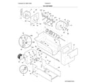 Frigidaire FFSS2615TS1 ice container diagram