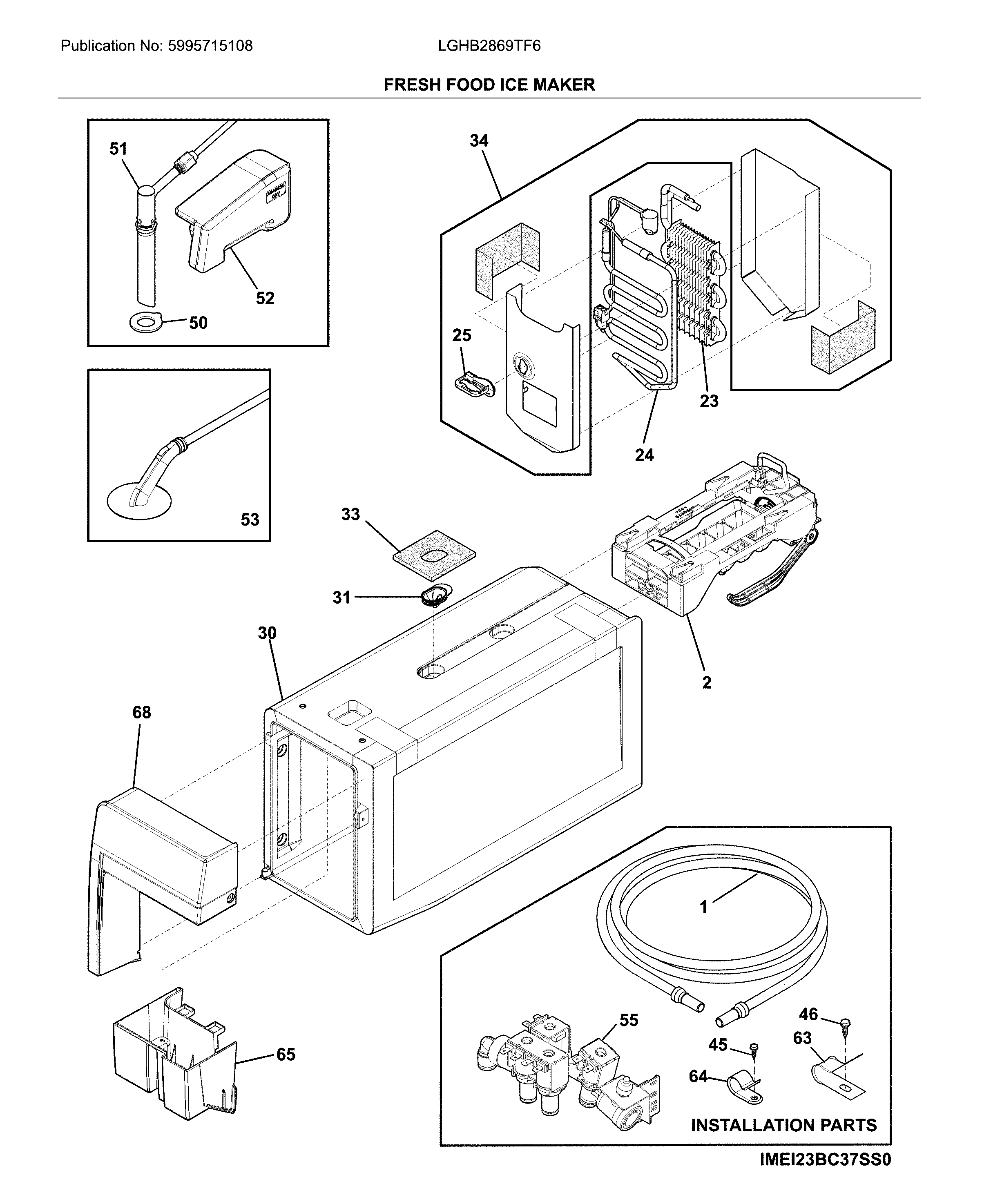 FRESH FOOD ICE MAKER