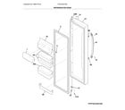 Frigidaire FFSC2323TS8 refrigerator door diagram
