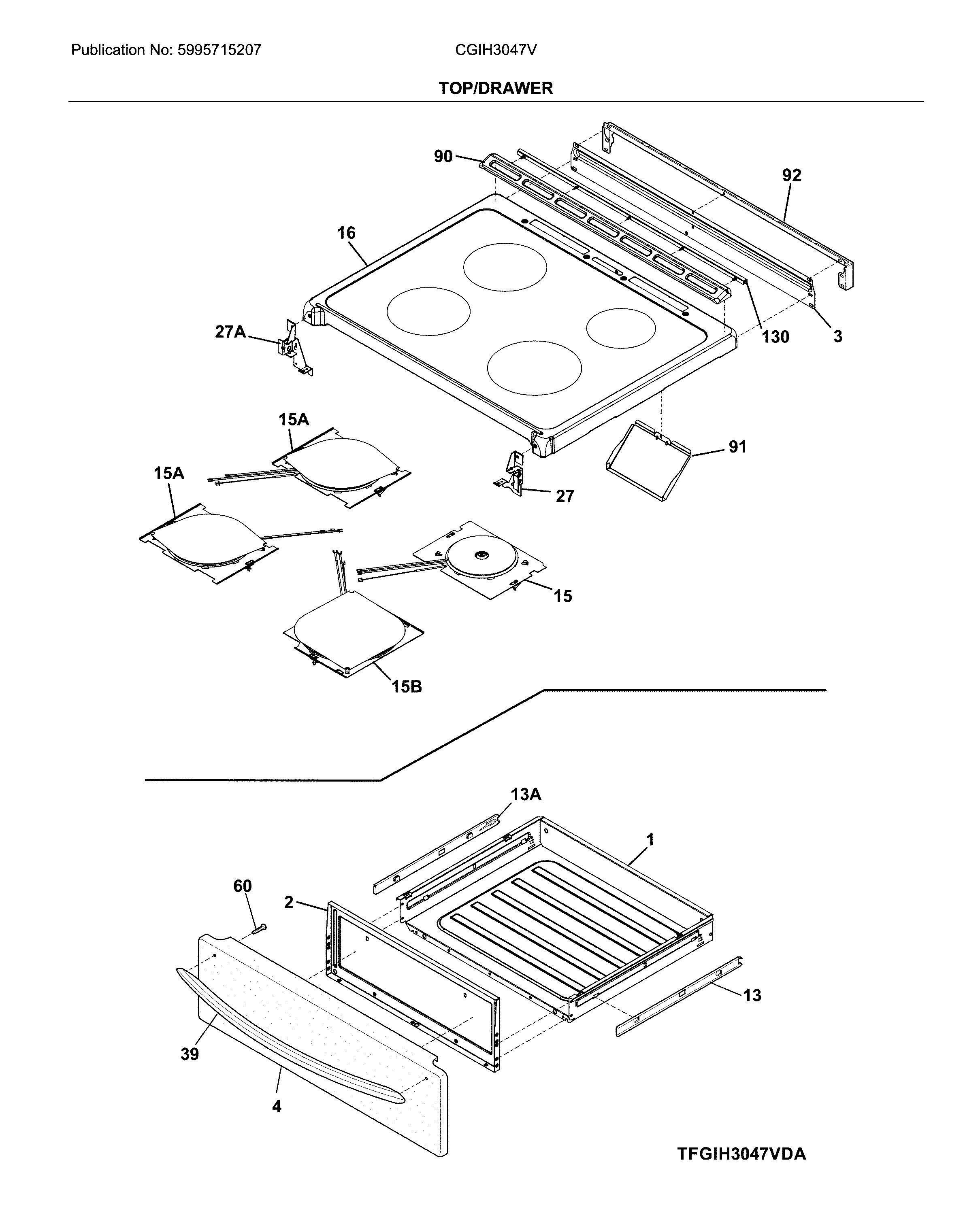 Top/drawer
