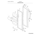 Frigidaire LFSC2324VF3 refrigerator door diagram