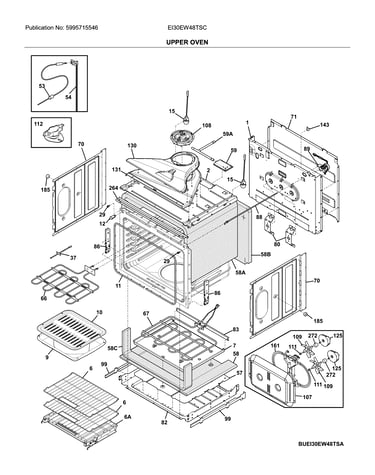Upper oven