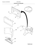 Controls & ice dispenser