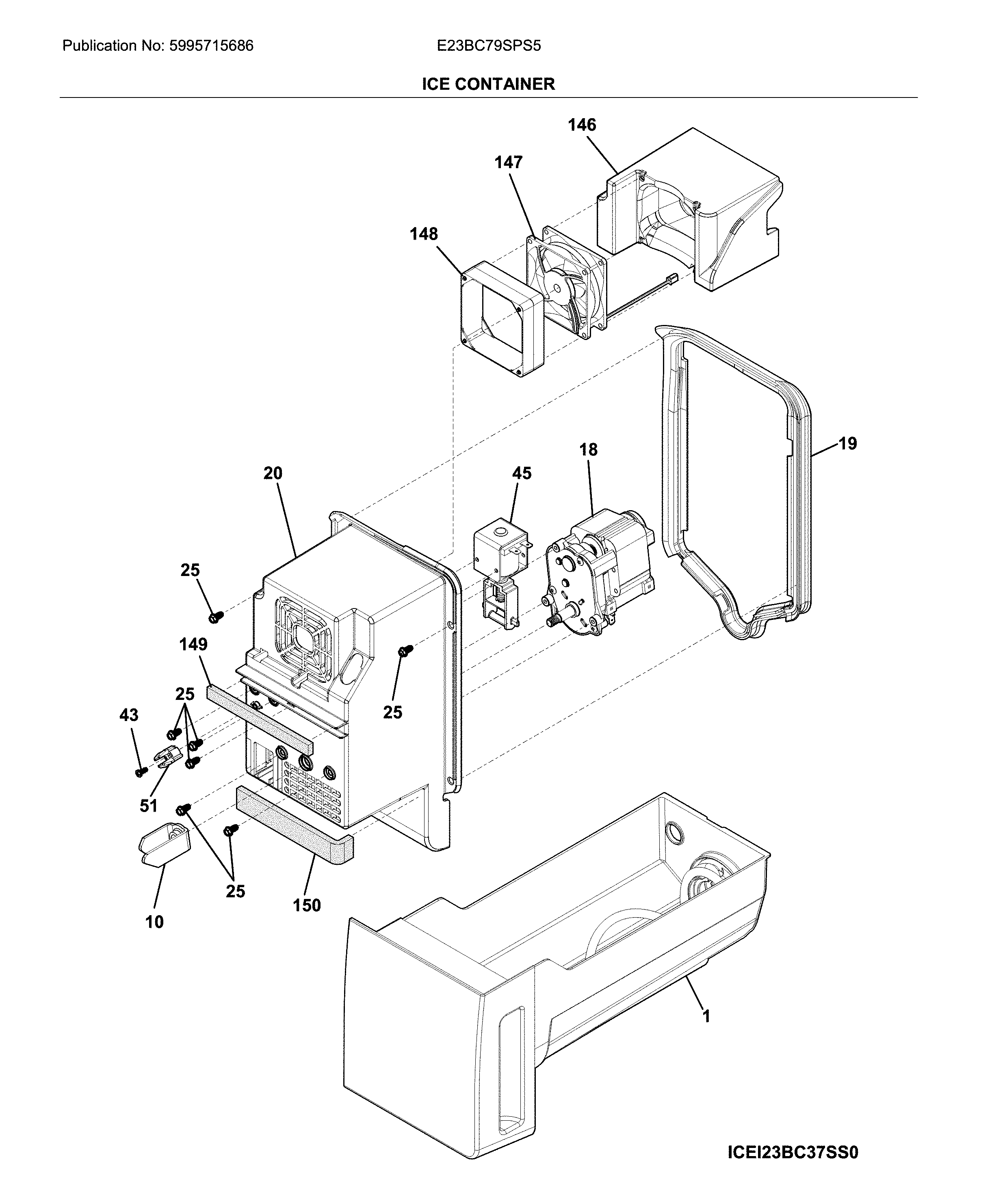 Ice container