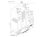 Frigidaire FFHX2325TS2 cabinet diagram