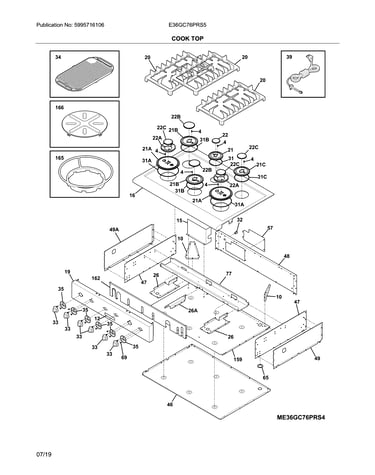 Cook top