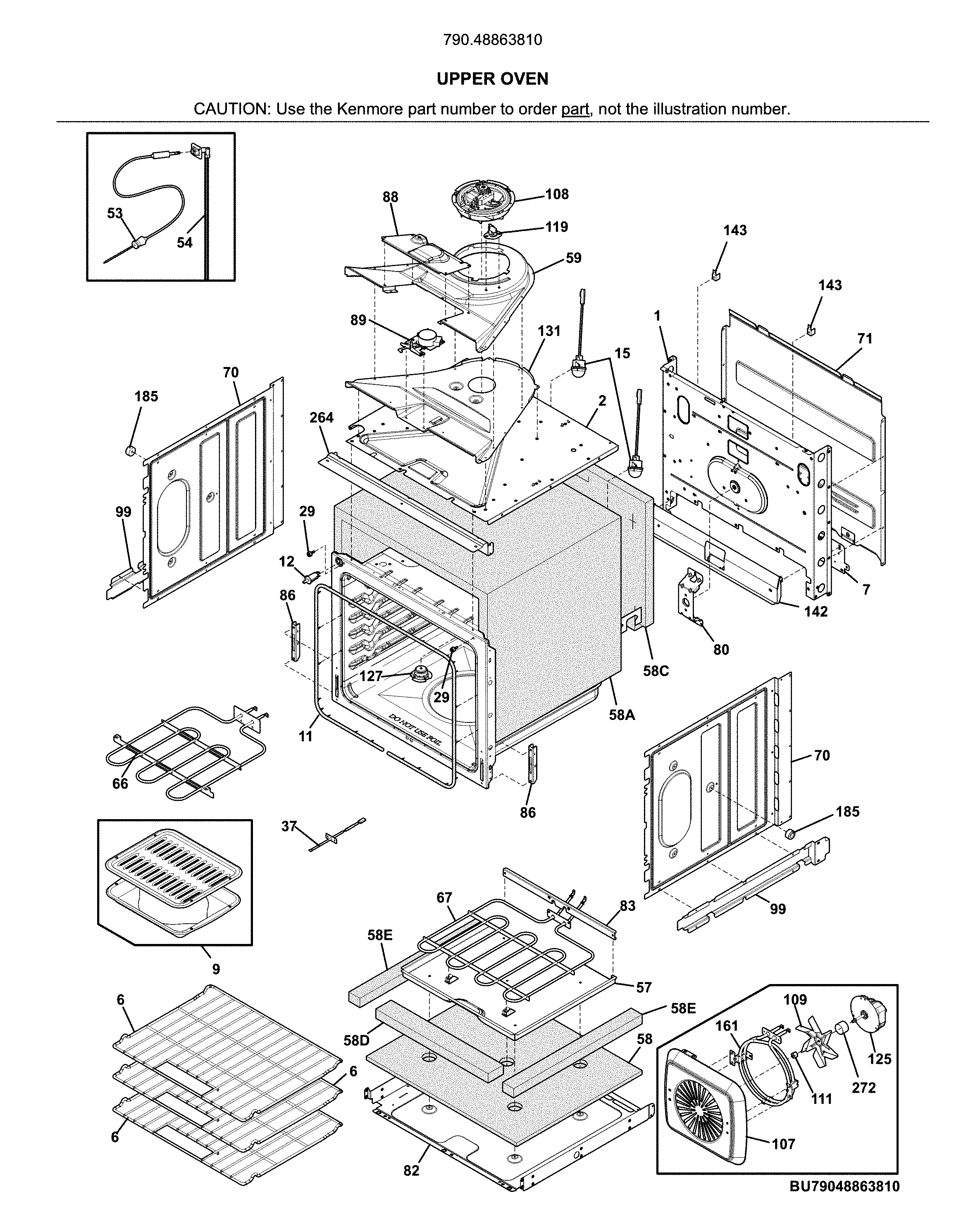 Upper oven