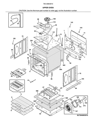 Upper oven