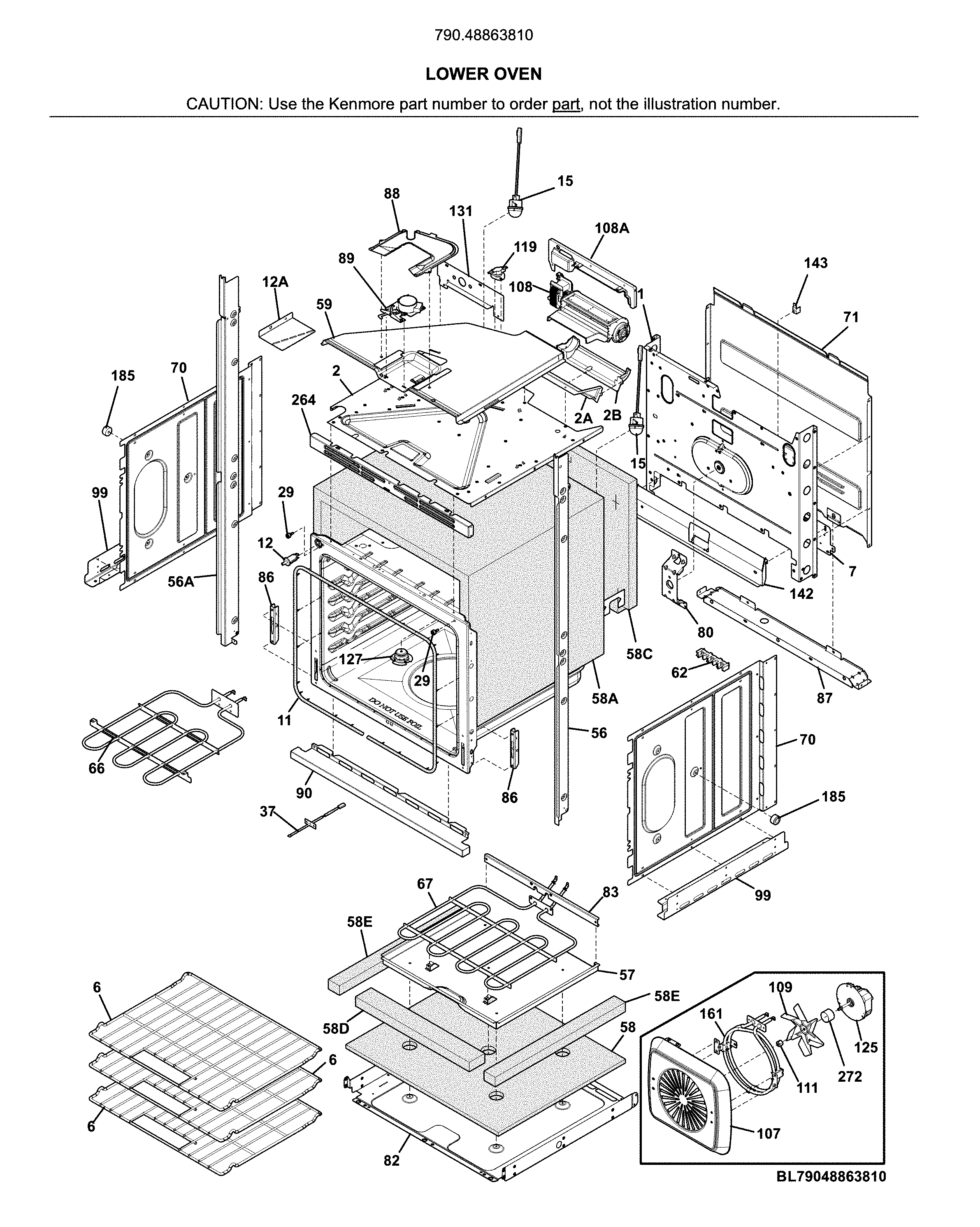Lower oven