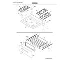 Frigidaire FCRG305LAFA top/drawer diagram