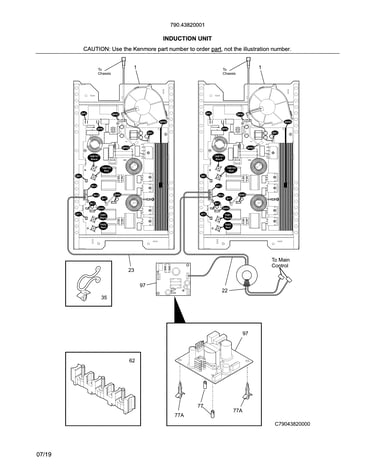 Induction unit