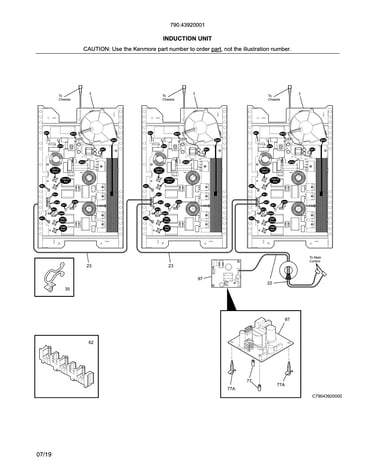 Induction unit