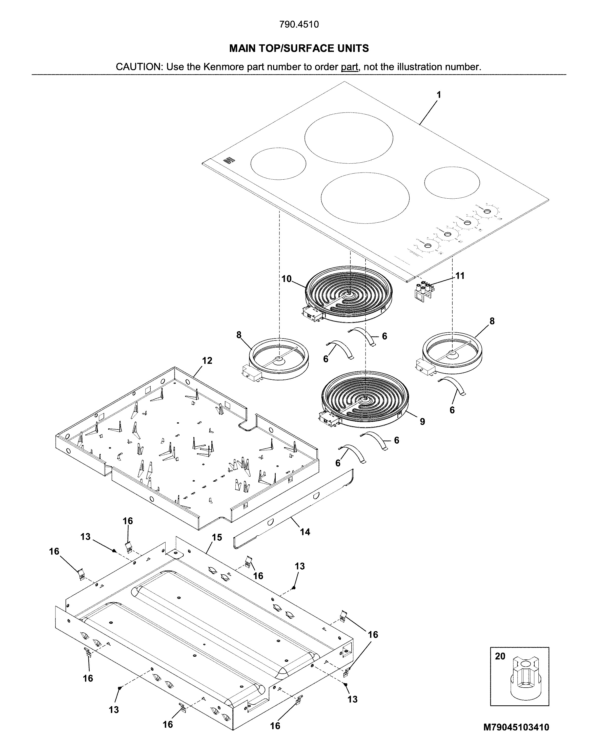 Maintop/surface units