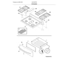 Frigidaire LGGF3046TFB top/drawer diagram