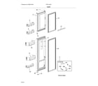 Frigidaire FFET1222UW doors diagram