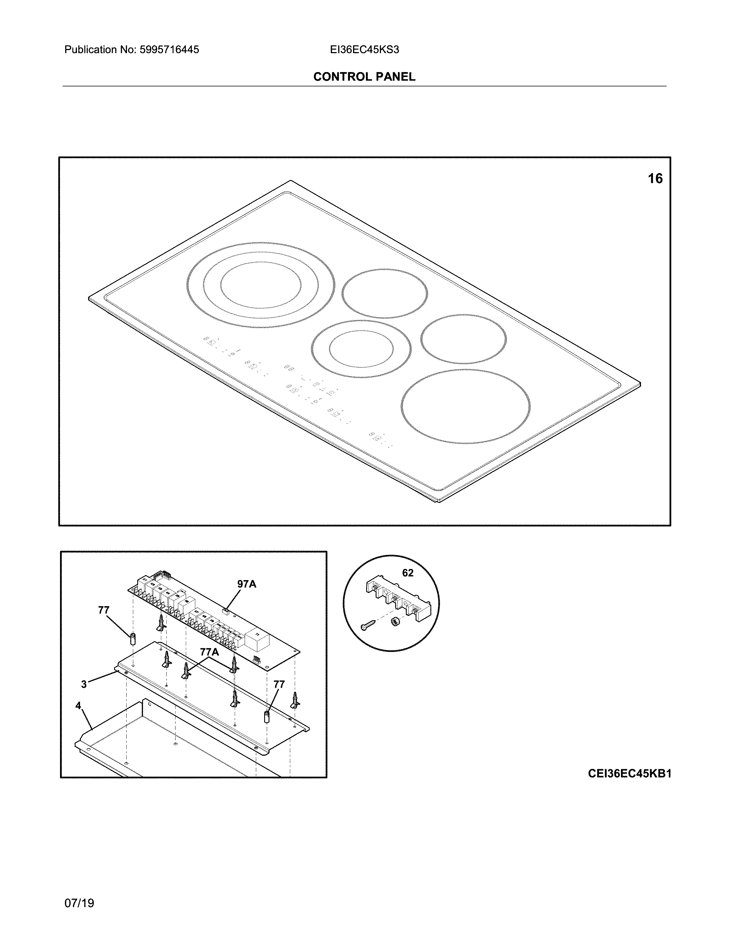 Control panel