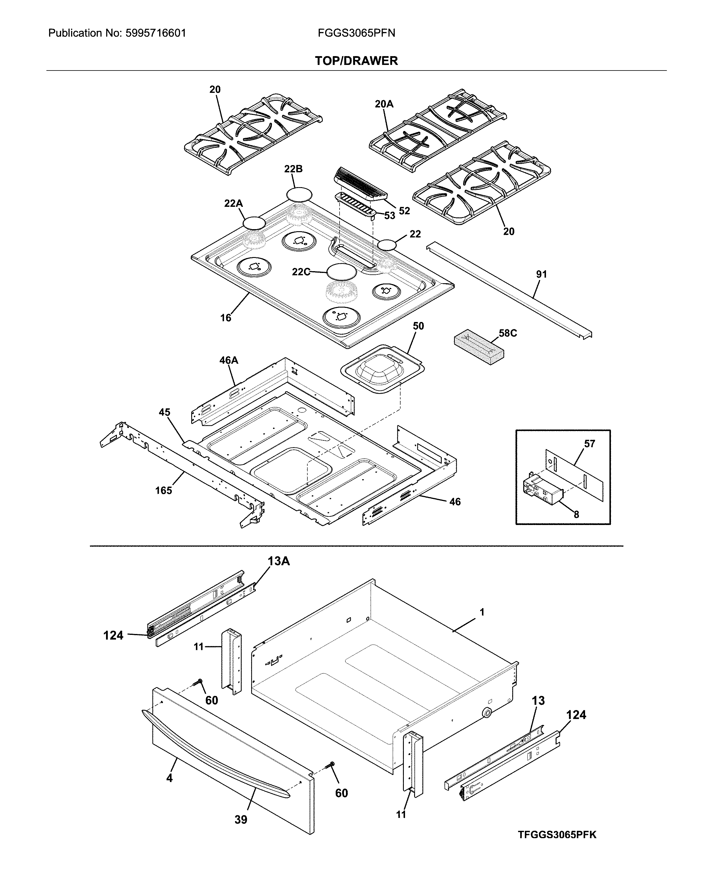 Top/drawer