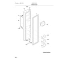Electrolux EW26SS75QS0 freezer door diagram