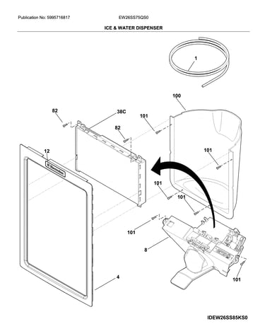 Ice & water dispenser