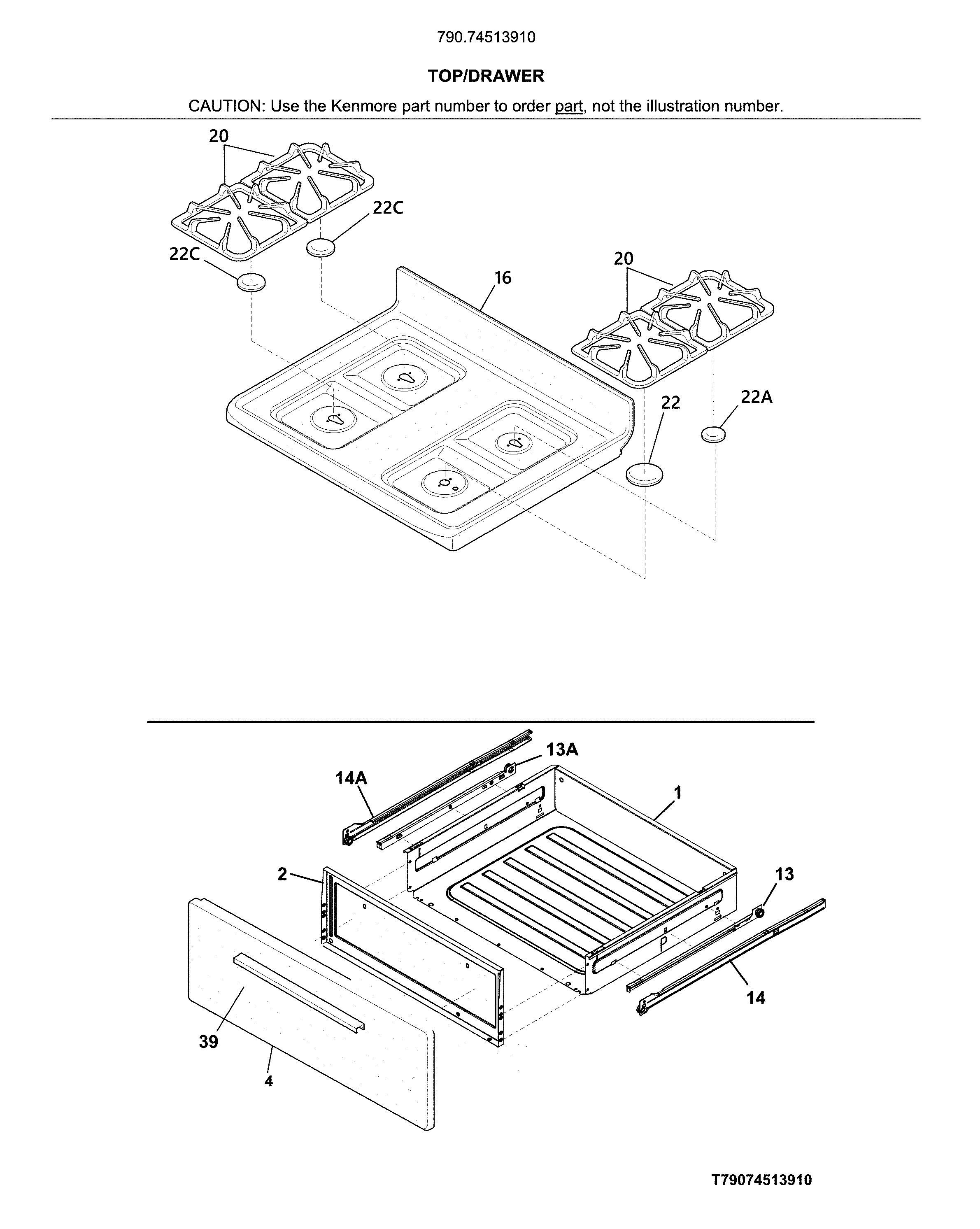 Top/drawer