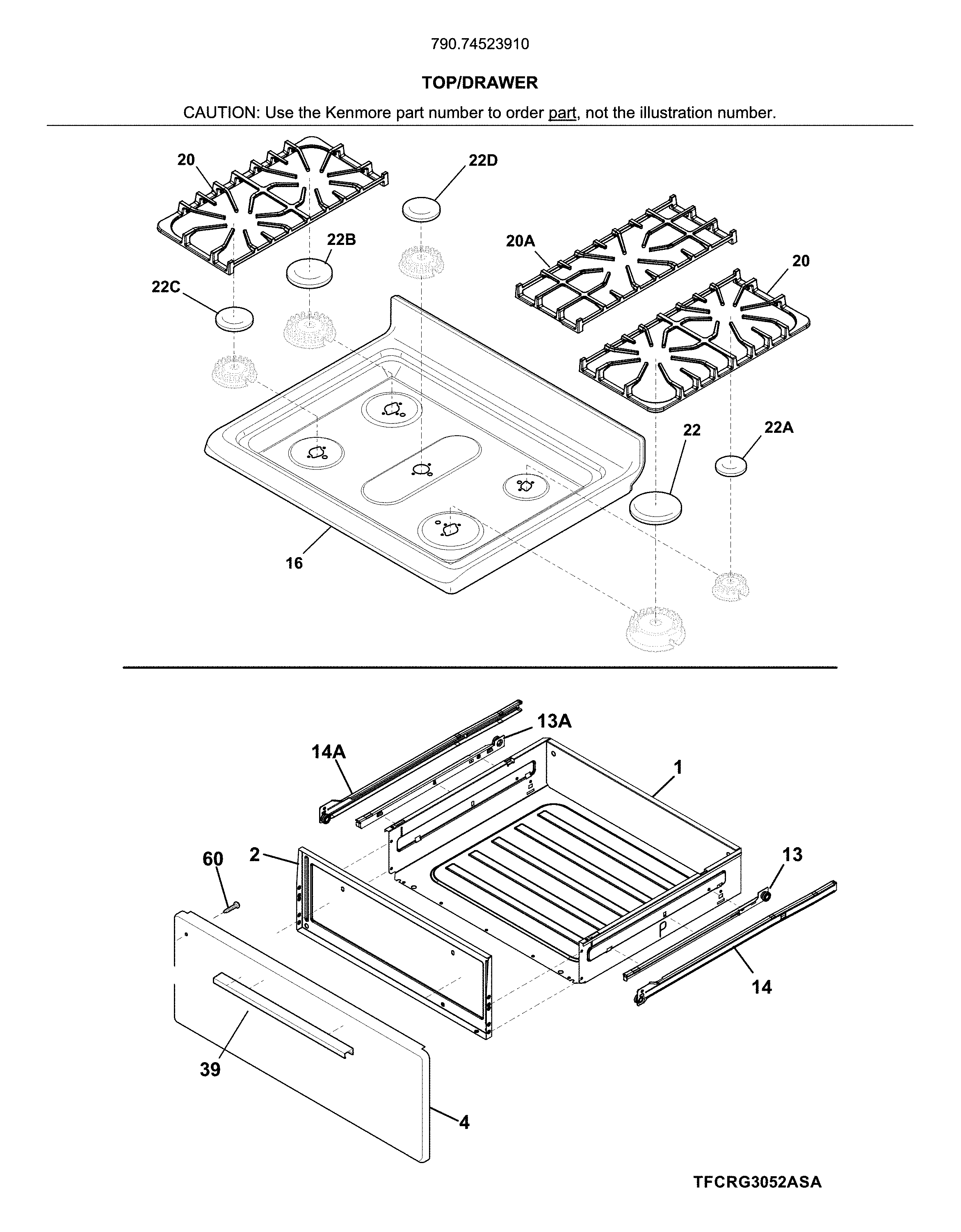 Top/drawer