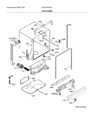 Tub & frame