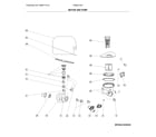 Frigidaire FDB2410HIS3B motor and pump diagram