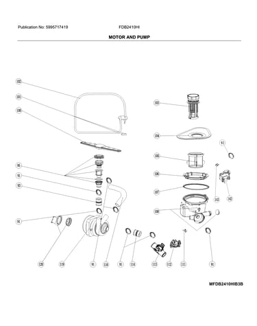 Motor and pump