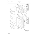 Frigidaire FFTR2021TW4 doors diagram