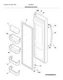 Refrigerator door