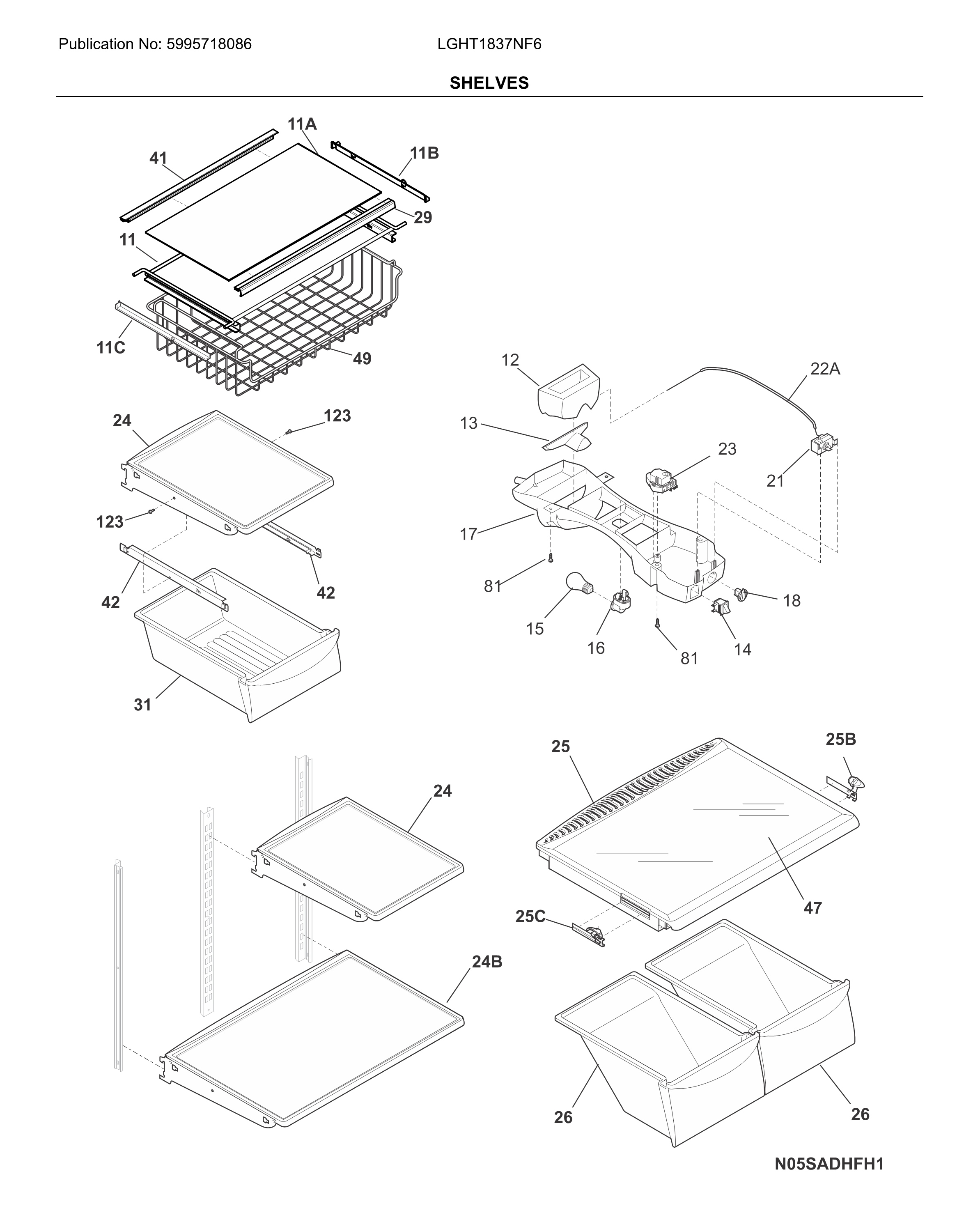 SHELVES