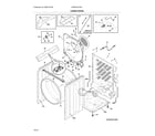 Electrolux EFMC427UIW1 cabinet/drum diagram